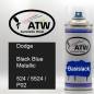 Preview: Dodge, Black Blue Metallic, 524 / 5524 / P02: 400ml Sprühdose, von ATW Autoteile West.